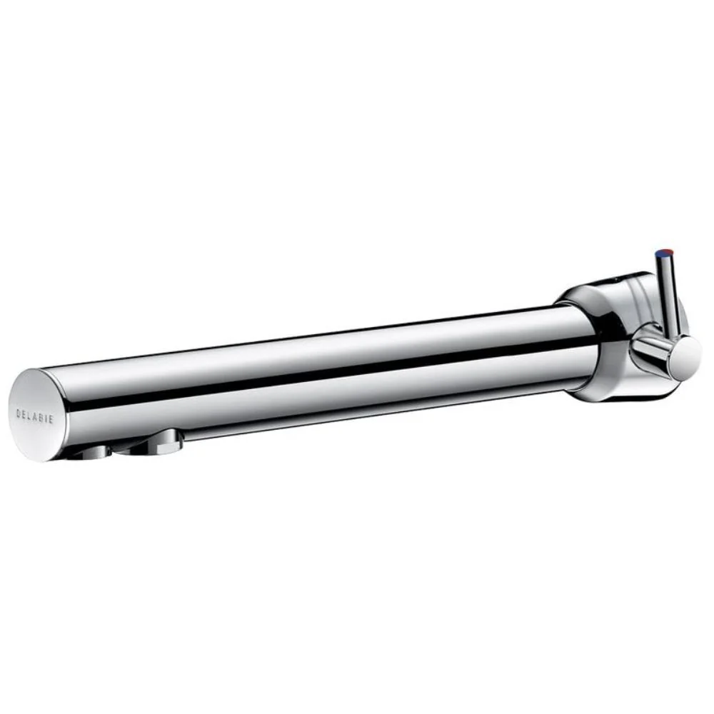379MCH DELABIE BINOPTIC Cross Wall Mains Supplied Wall Mounted Electronic Mixer Tap