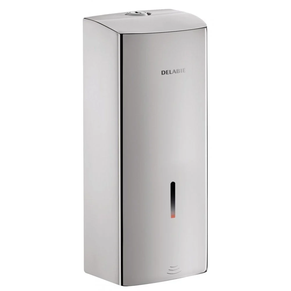 512066 DELABIE 1 Litre Wall Mounted Touch Free Liquid Soap Dispenser (Suitable for Hydroalcoholic Gel) - Image 4