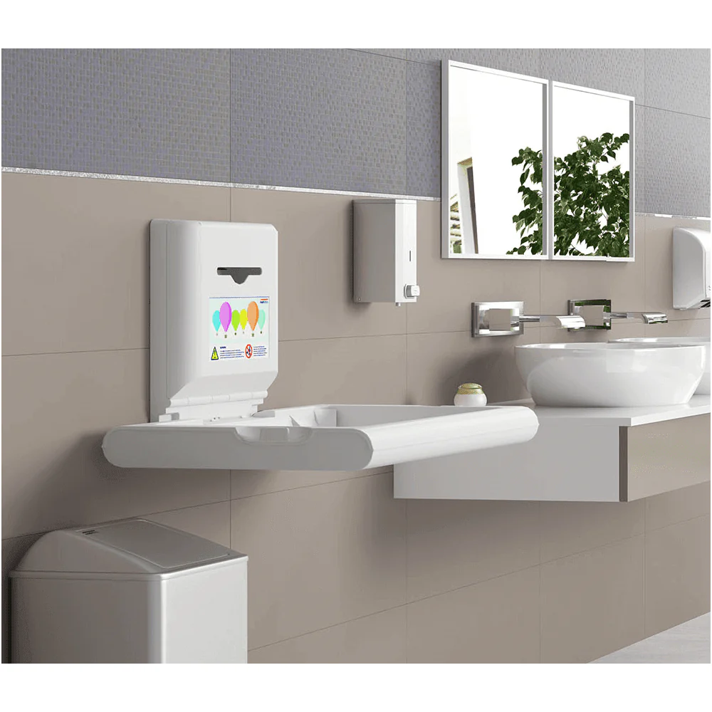 BabyMedi® Horizontal Baby Changing Station - Polypropylene / Stainless Steel - Image 8