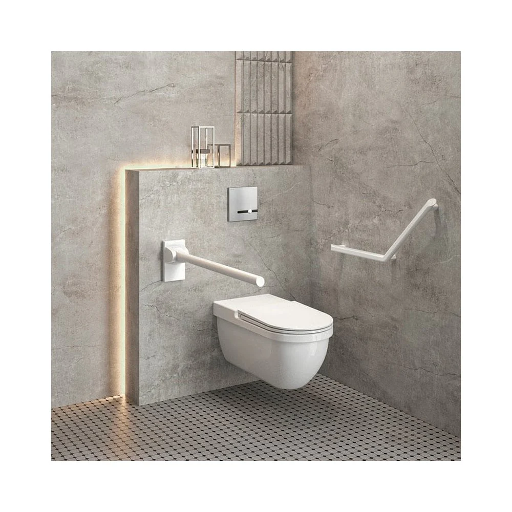 511964 Be-Line® 850mm Ø42mm Aluminium Drop-Down Support Rail - Image 6