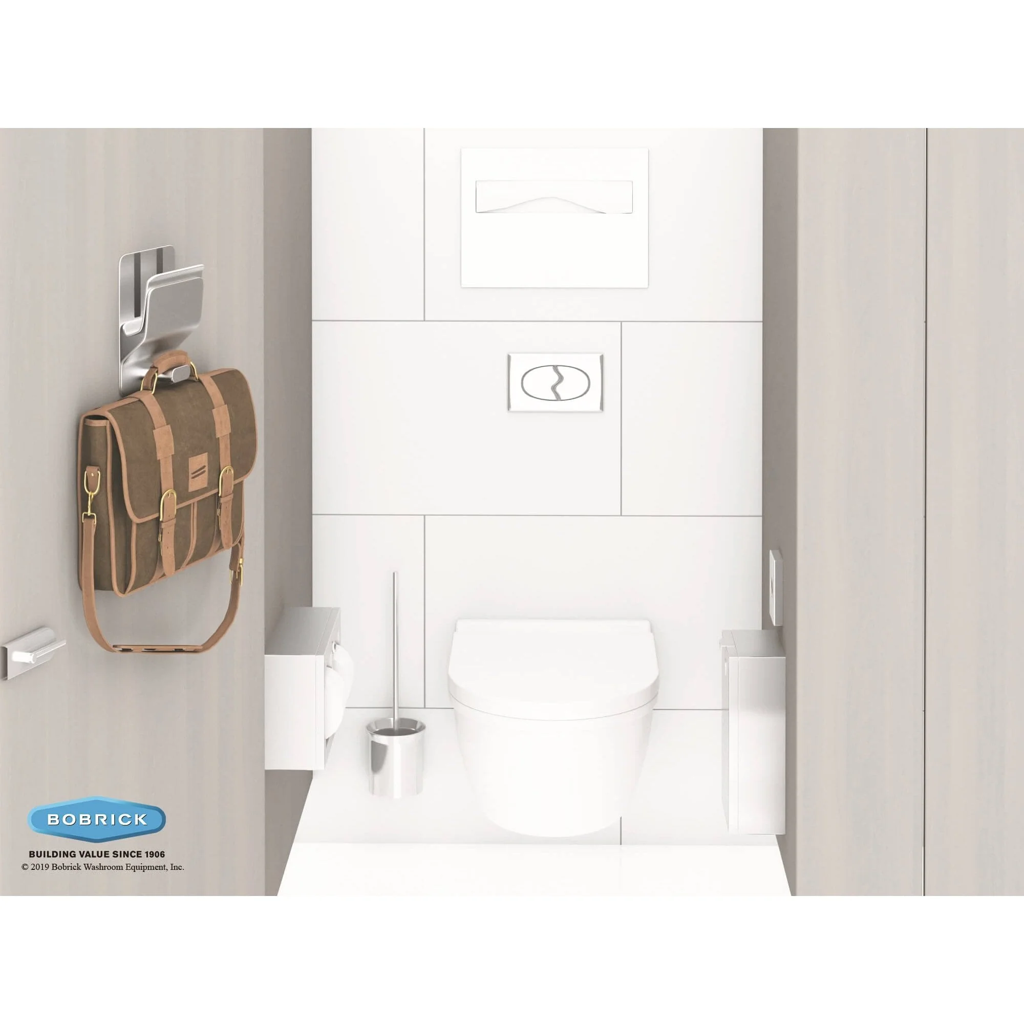 B-221 Stainless Steel Toilet Seat Cover Dispenser - Image 6