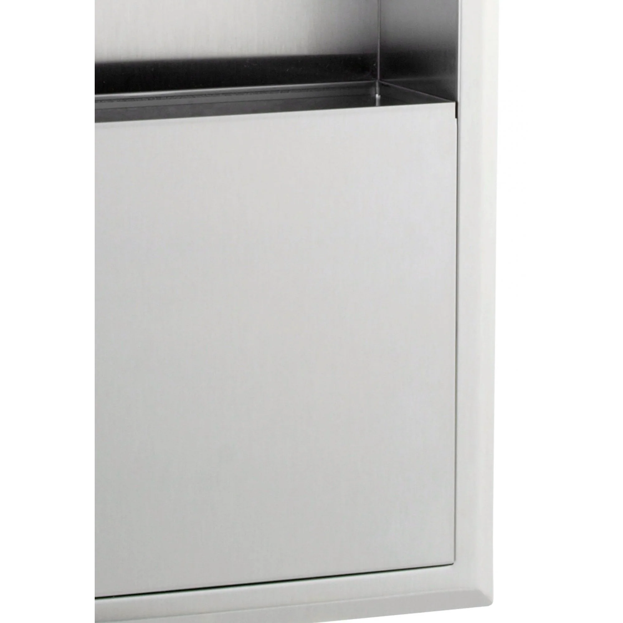 B-369 Recessed Hand Towel Dispenser and 7.6L Bin Combination Unit - Image 3