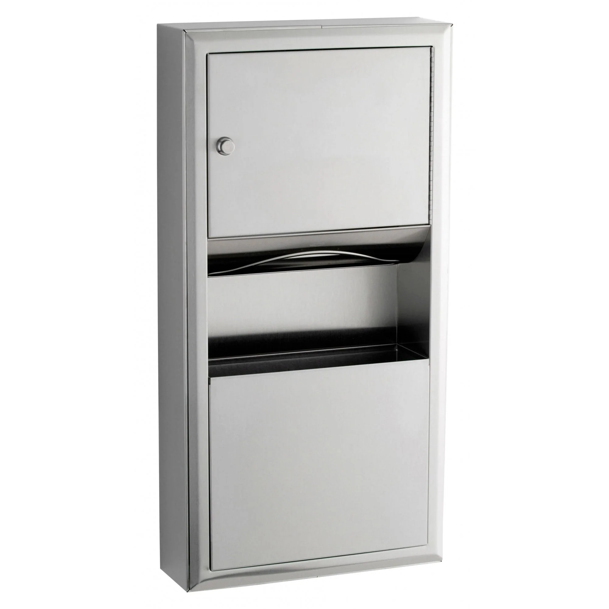 B-3699 Paper Towel Dispenser and 7.6L Bin Combination Unit