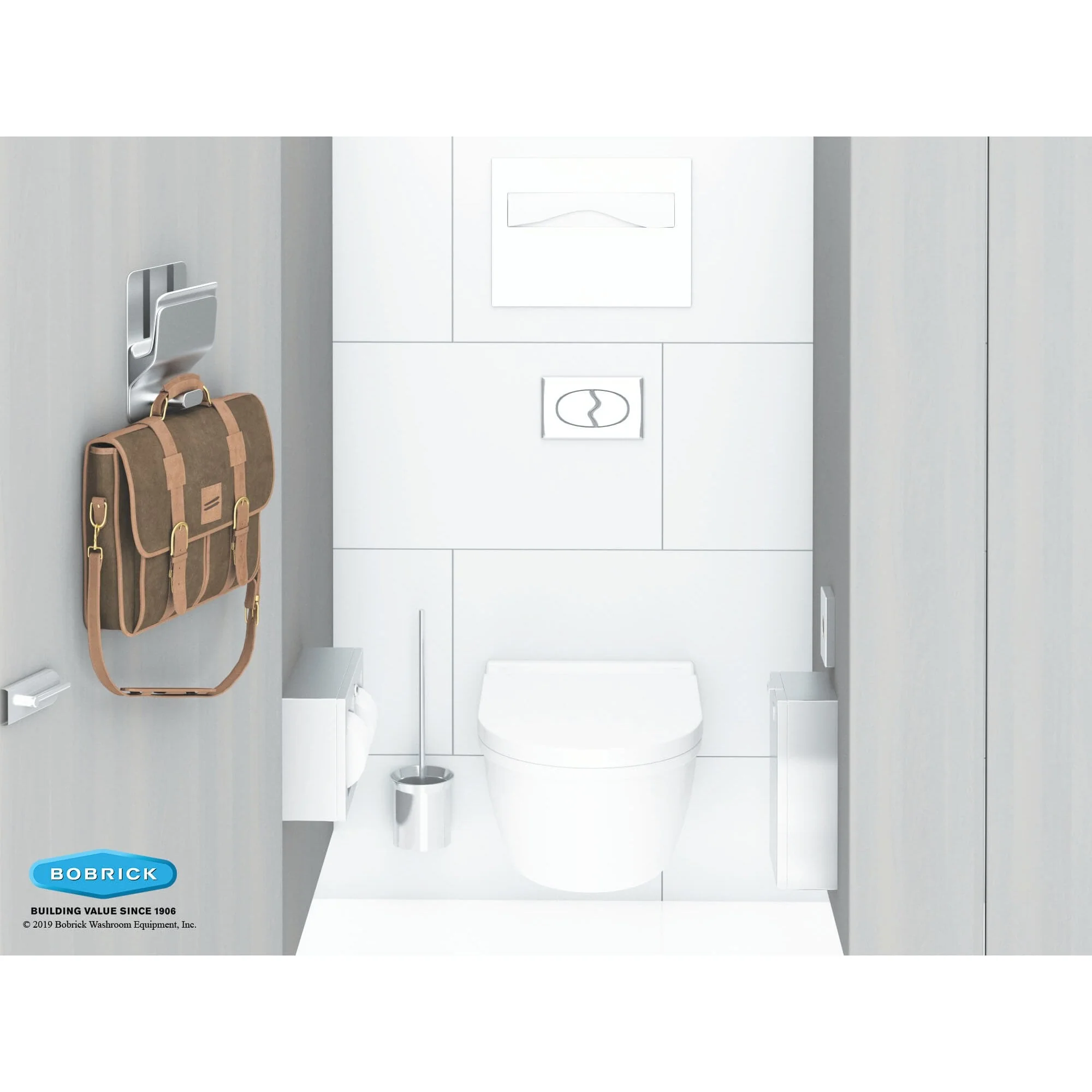 B-3588 Surface-Mounted Multi-Roll Toilet Tissue Dispenser - Image 3