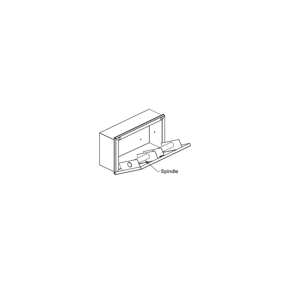 B-3588 Surface-Mounted Multi-Roll Toilet Tissue Dispenser - Image 4