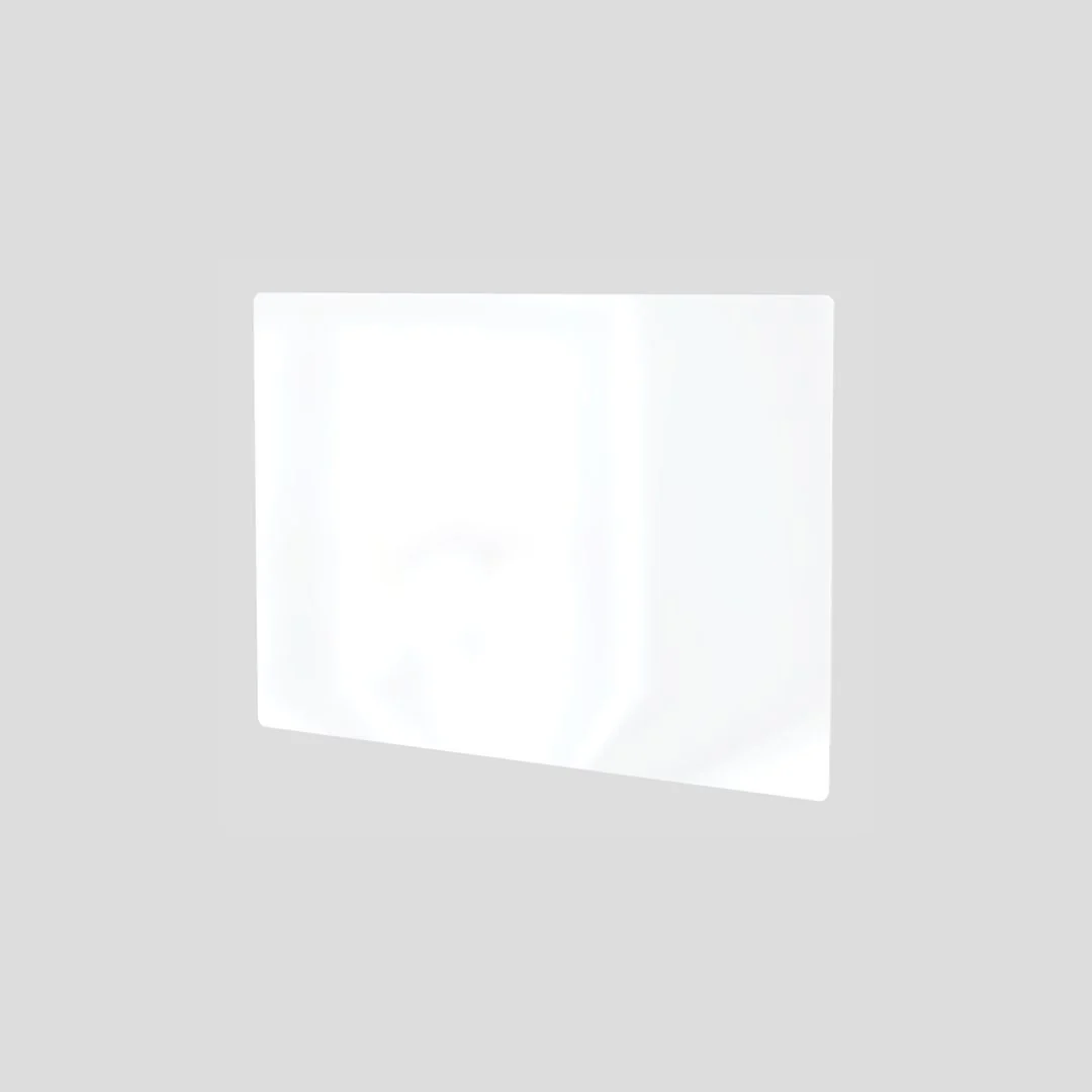 Clip-on Anthracite or White Glass Front for Dimplex Alta Wi-Fi Panel Heater (40cm profile) - Image 5