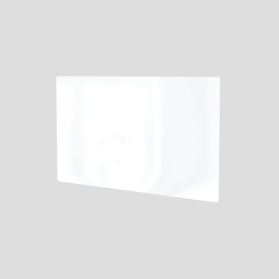 Clip-on Anthracite or White Glass Front for Dimplex Alta Wi-Fi Panel Heater (40cm profile) - Image 7