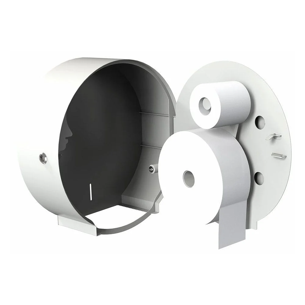 Dan Dryer BJÖRK Wall Mounted 1 Jumbo 1 Standard Toilet Roll Holder - Image 4