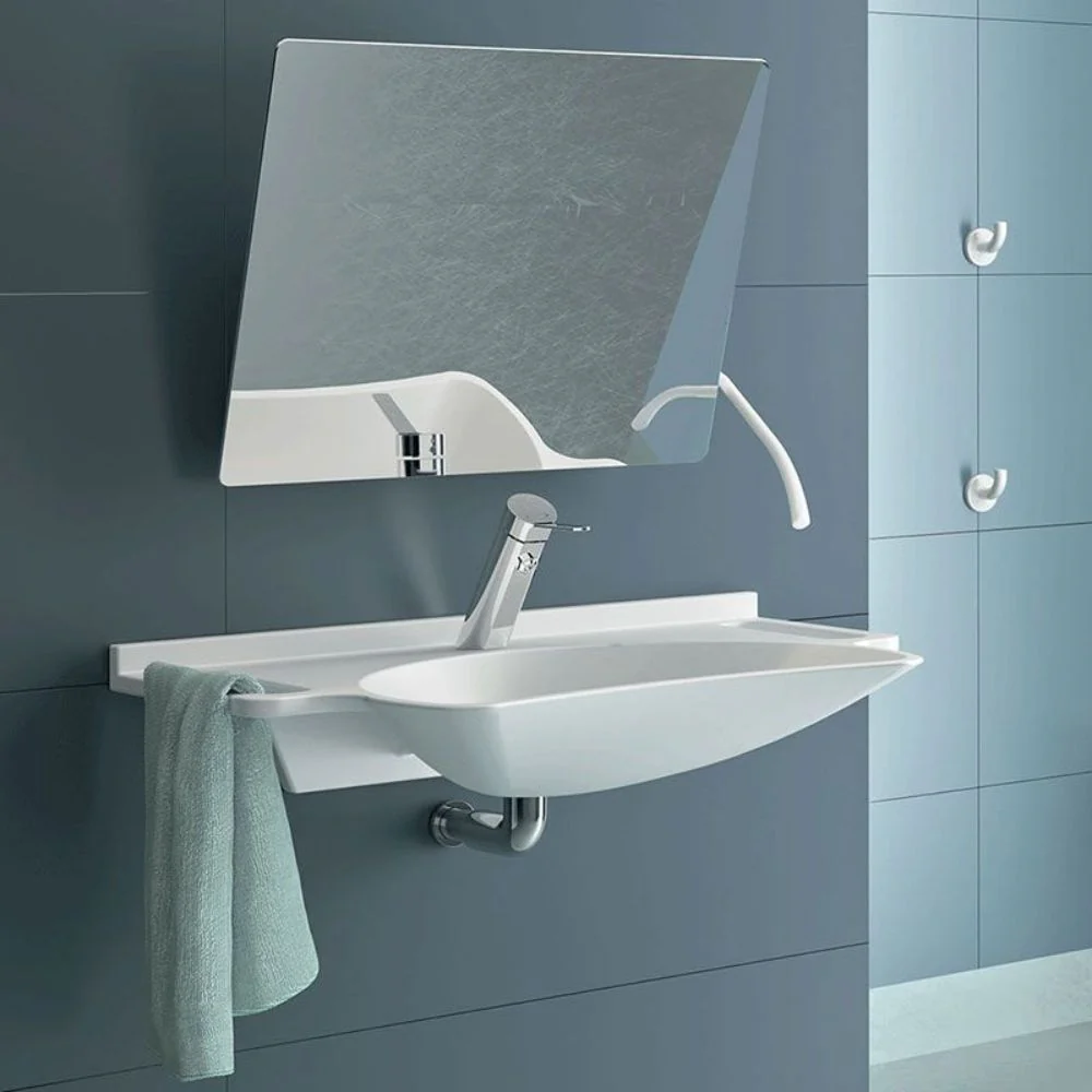510201N Be-Line® Tilting Mirror with Long Ergonomic Lever (600x500) - Image 3