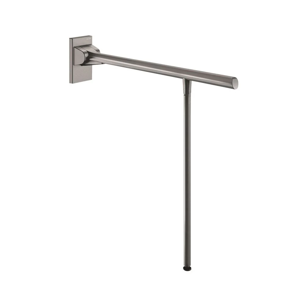 511962 Be-Line® 650mm Ø42mm Aluminium Drop-Down Support Rail With Leg - Image 3