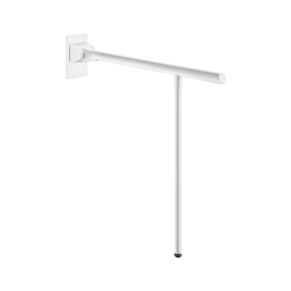 511962 Be-Line® 650mm Ø42mm Aluminium Drop-Down Support Rail With Leg - Image 4