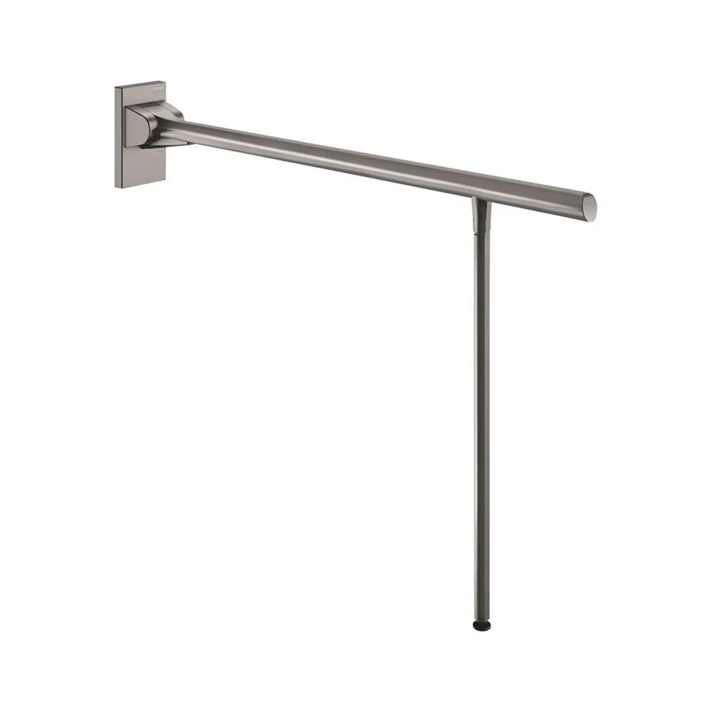 511963 Be-Line® 850mm Ø42mm Aluminium Drop-Down Support Rail With Leg - Image 4