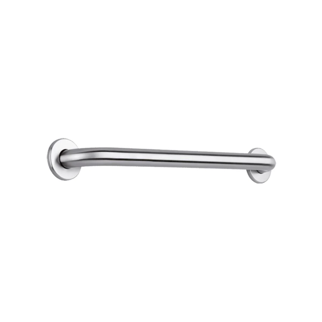 DELABIE Ø32mm Straight Polished Satin Grab Bar (Various Lengths) - Image 4