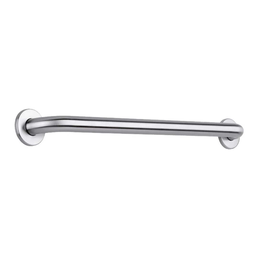 DELABIE Ø32mm Straight Polished Satin Grab Bar (Various Lengths) - Image 5