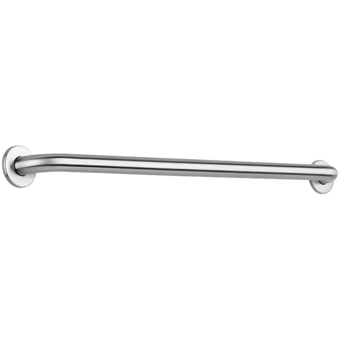 DELABIE Ø32mm Straight Polished Satin Grab Bar (Various Lengths) - Image 7