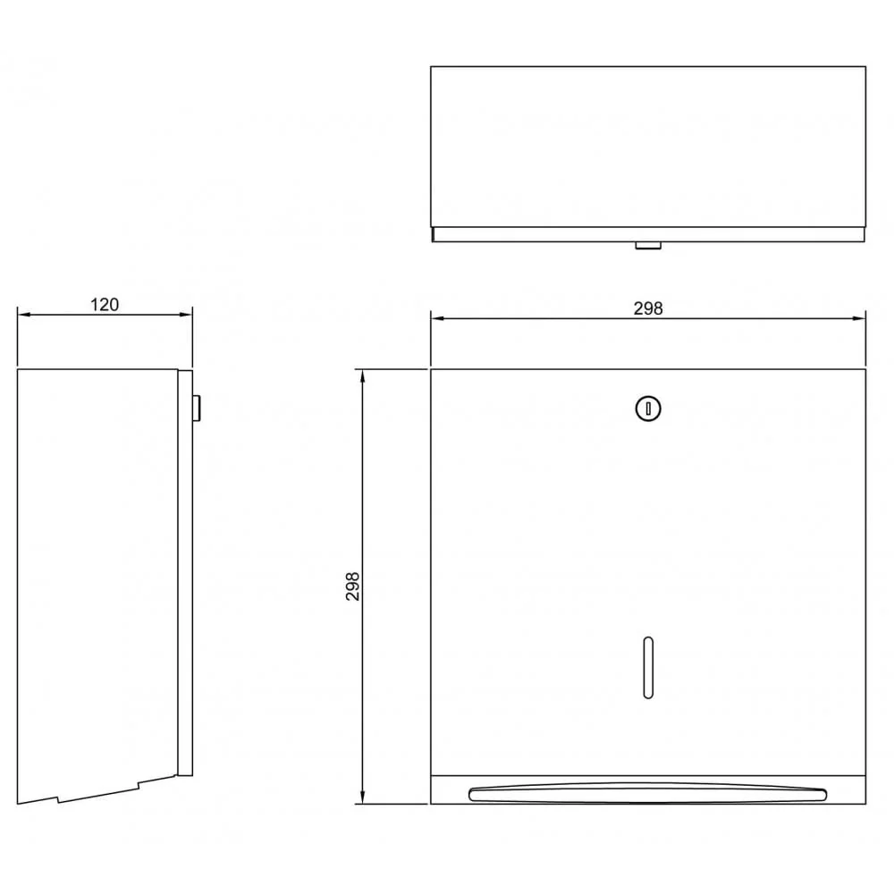 DP3111 Dolphin DOC M Prestige Paper Towel Dispenser - Image 2