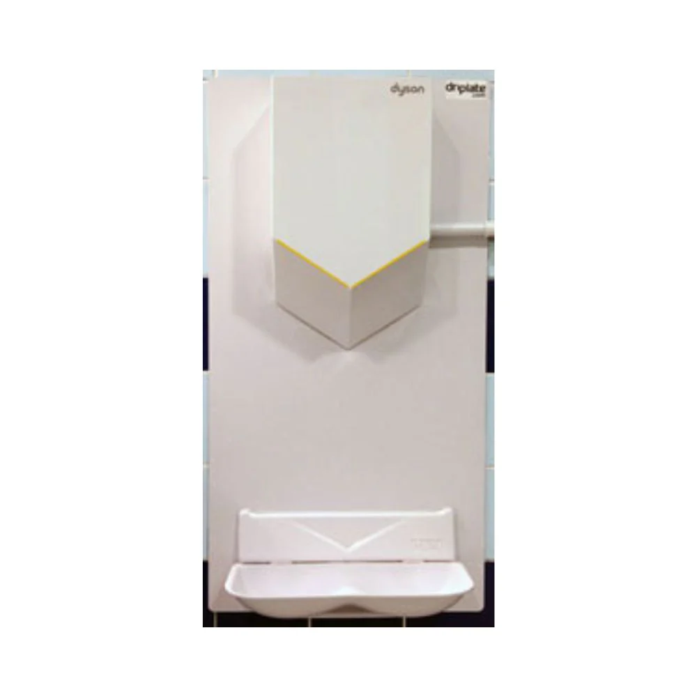 driplate® Hand Dryer Drip Tray - White - Image 3