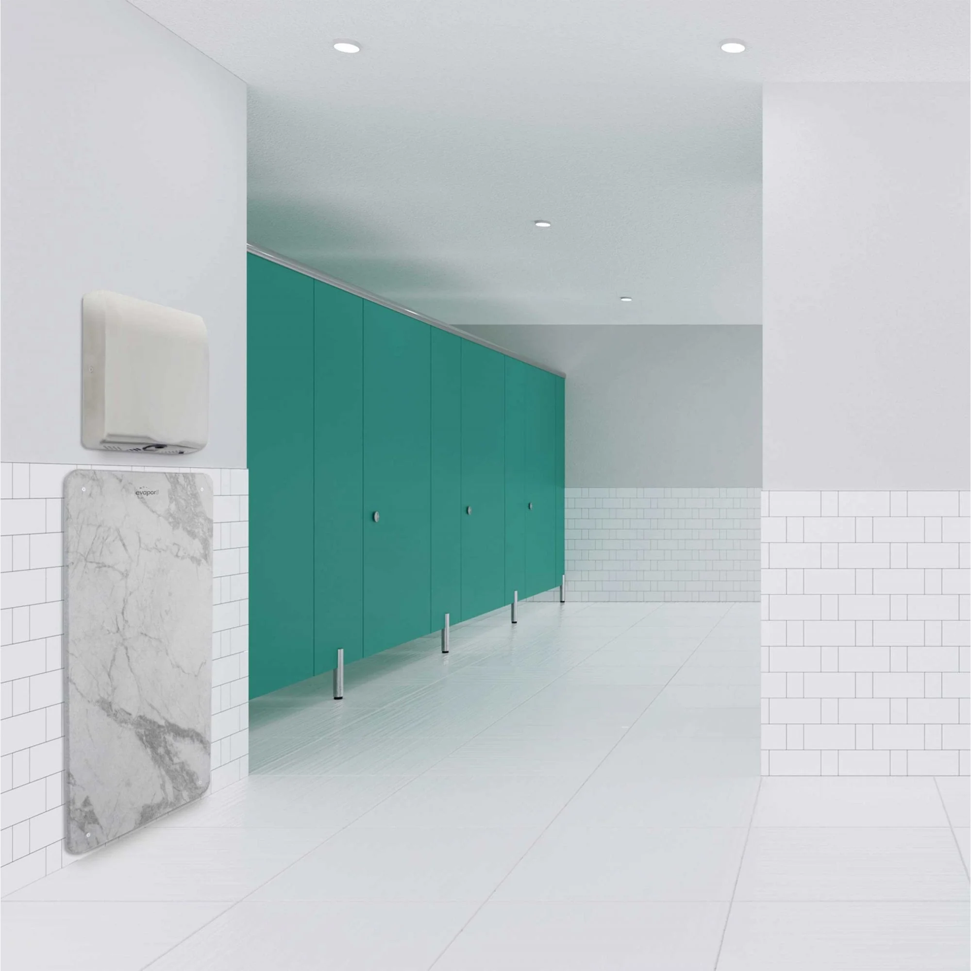 Hand Dryer Splash Back Wall Guard With evapor8 Technology (800 x 400mm) - Image 10