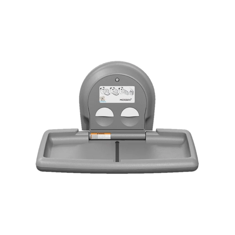 KB300SS Koala Kare Stainless Steel Veneer Horizontal Surface Mounted Baby Changing Station - Image 5