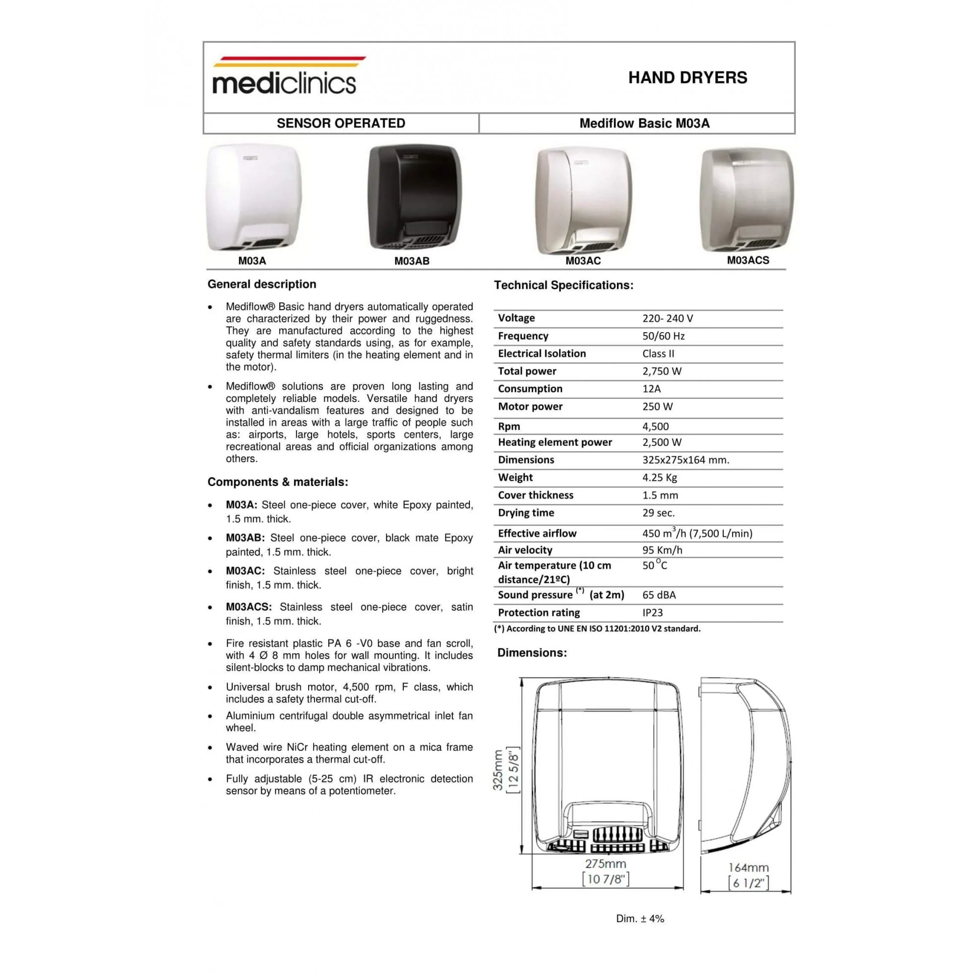 Mediflow® Hand Dryer - Image 4