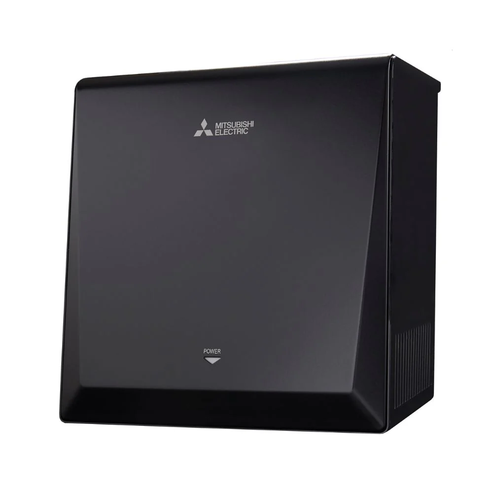 Mitsubishi Jet Towel Wave u02 Smart Hand Dryer - Black