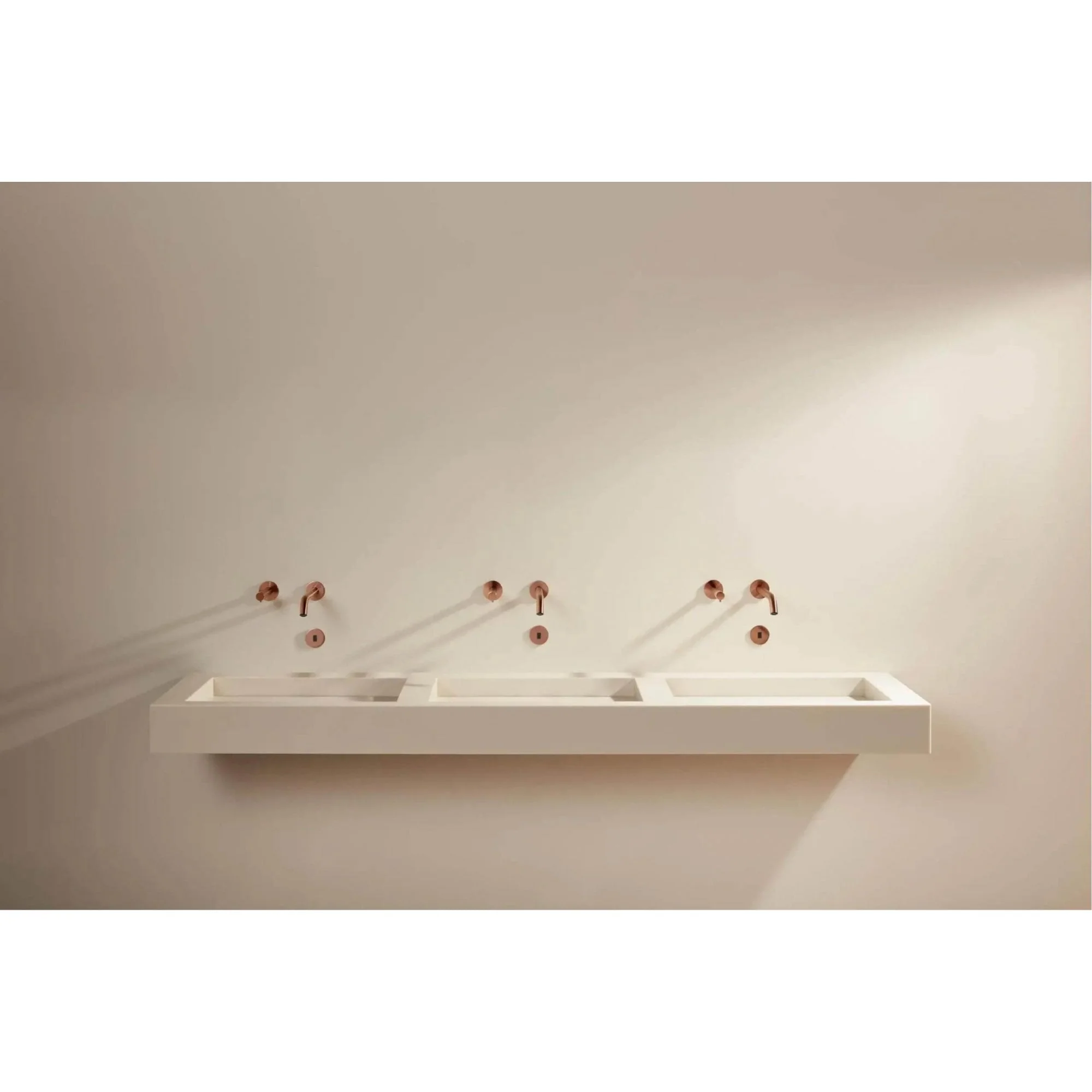 The Monolith M+ or L+ Series Wall Mounted Wash Basin L.2400mm (450 or 600mm Depth) - Image 5