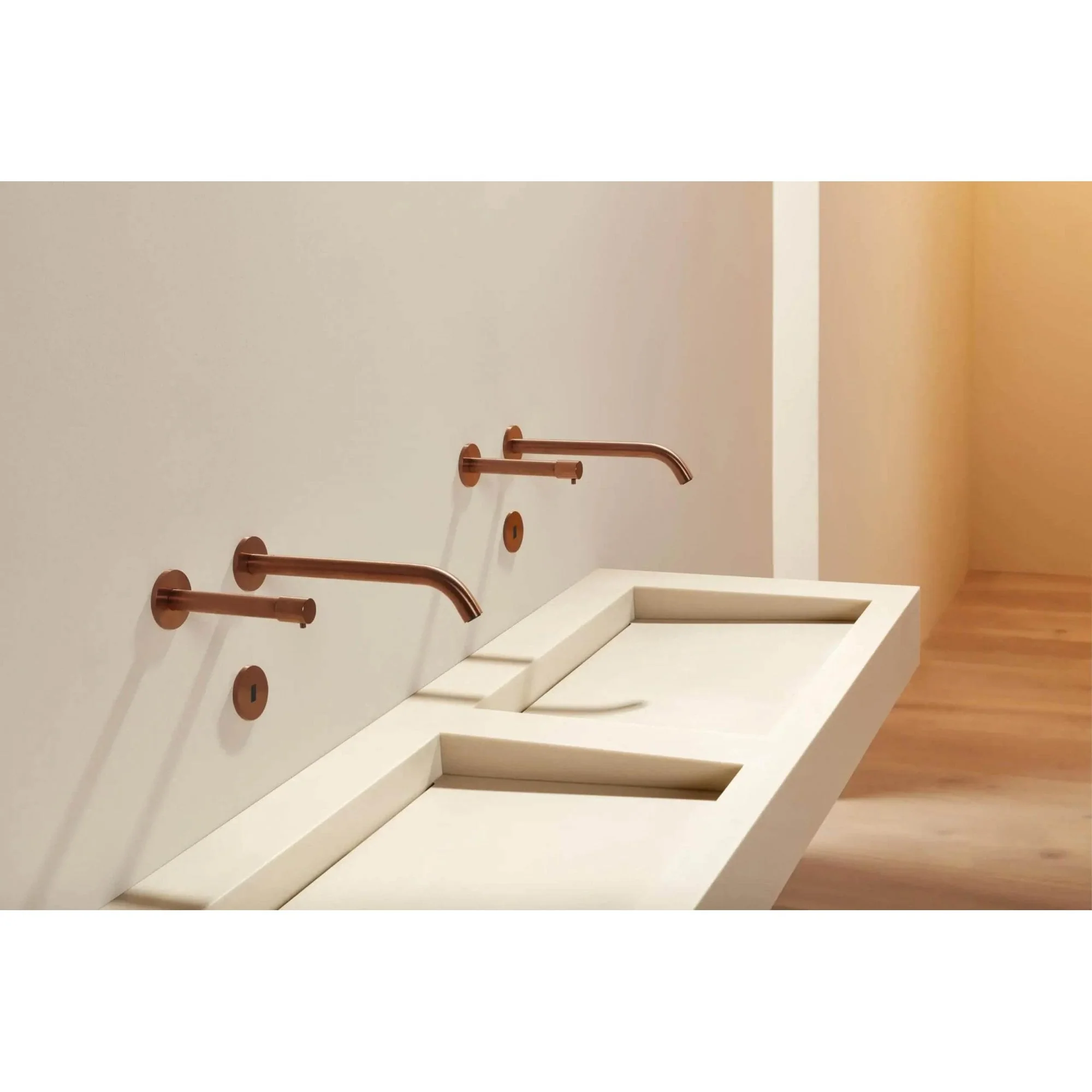 The Monolith M+ or L+ Series Wall Mounted Wash Basin L.3000mm (450 or 600mm Depth) - Image 4