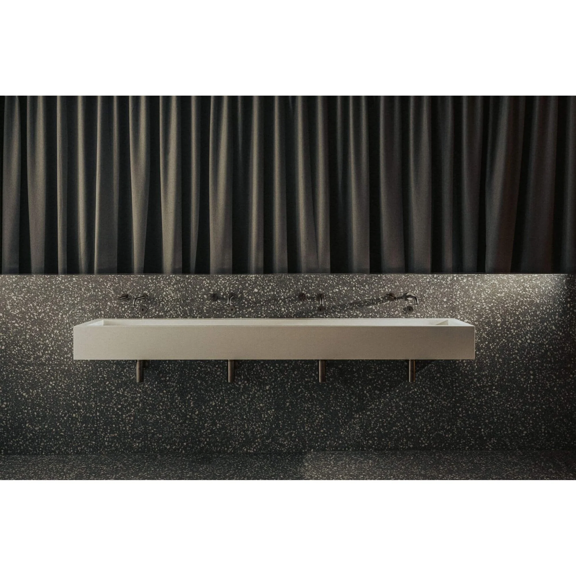The Monolith M+ or L+ Series Wall Mounted Wash Basin L.3600mm (450 or 600mm Depth) - Image 6