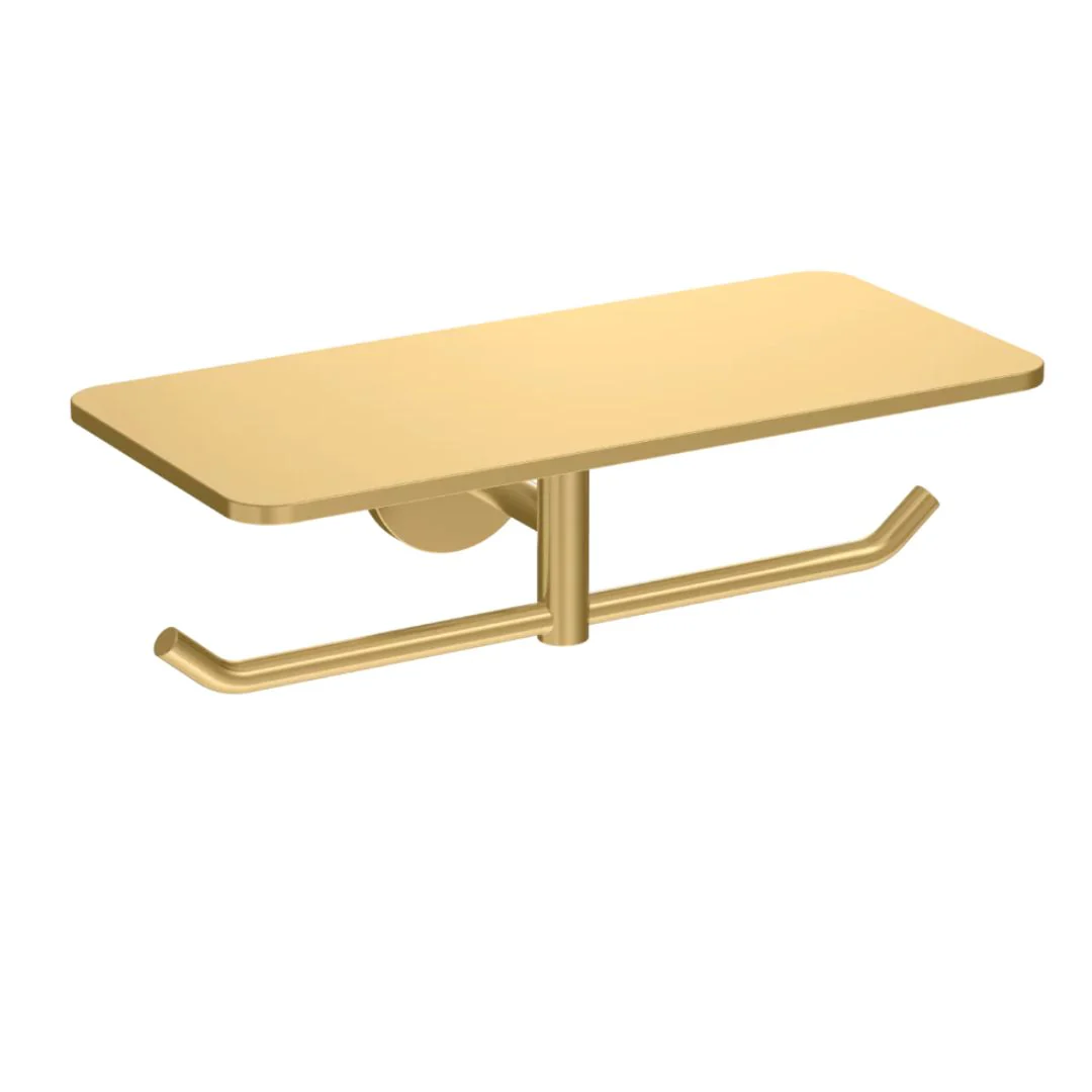 Double Toilet Roll Holder with Shelf TSL.47 - Image 4