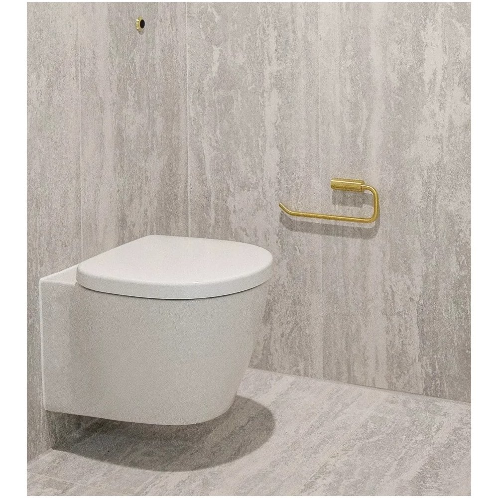 Stainless Steel Double Toilet Roll Holder with a Concealed Fixing TSL.46 - Image 7