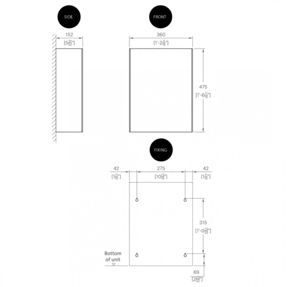 Wall Mounted 25L Waste Receptacle TSL.279 - Image 6