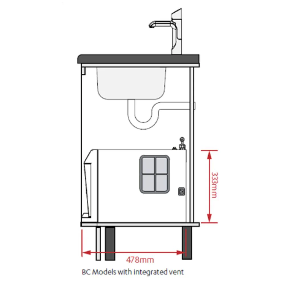 HydroTap G5 Classic Plus Boiling Chilled 100/75 (H55702Z00UK / H55702Z03UK) - Image 7